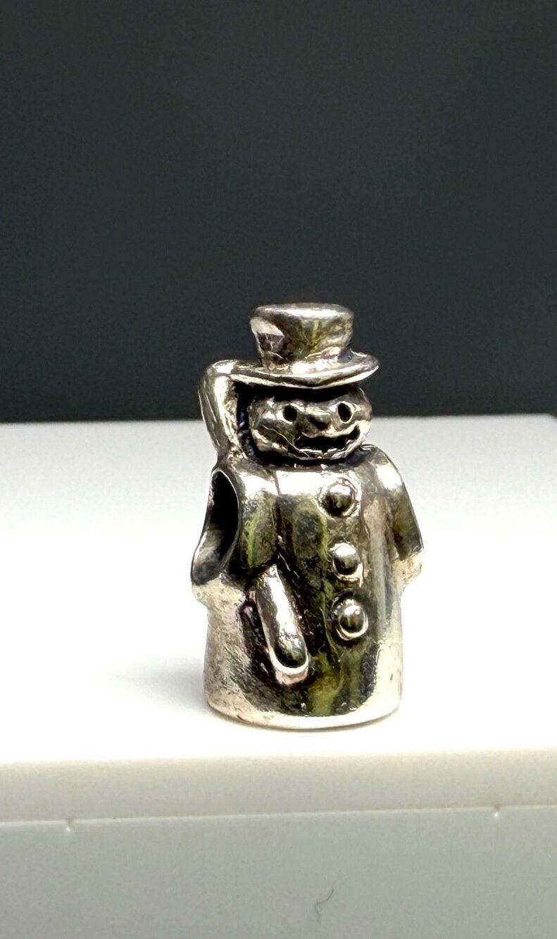 Trollbeads LAA Silver 925 Snowman Bead